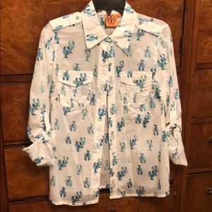 Tory Burch lobster shirt.